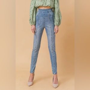 Uptown Tailored Skinny Denim — Flying Tomato